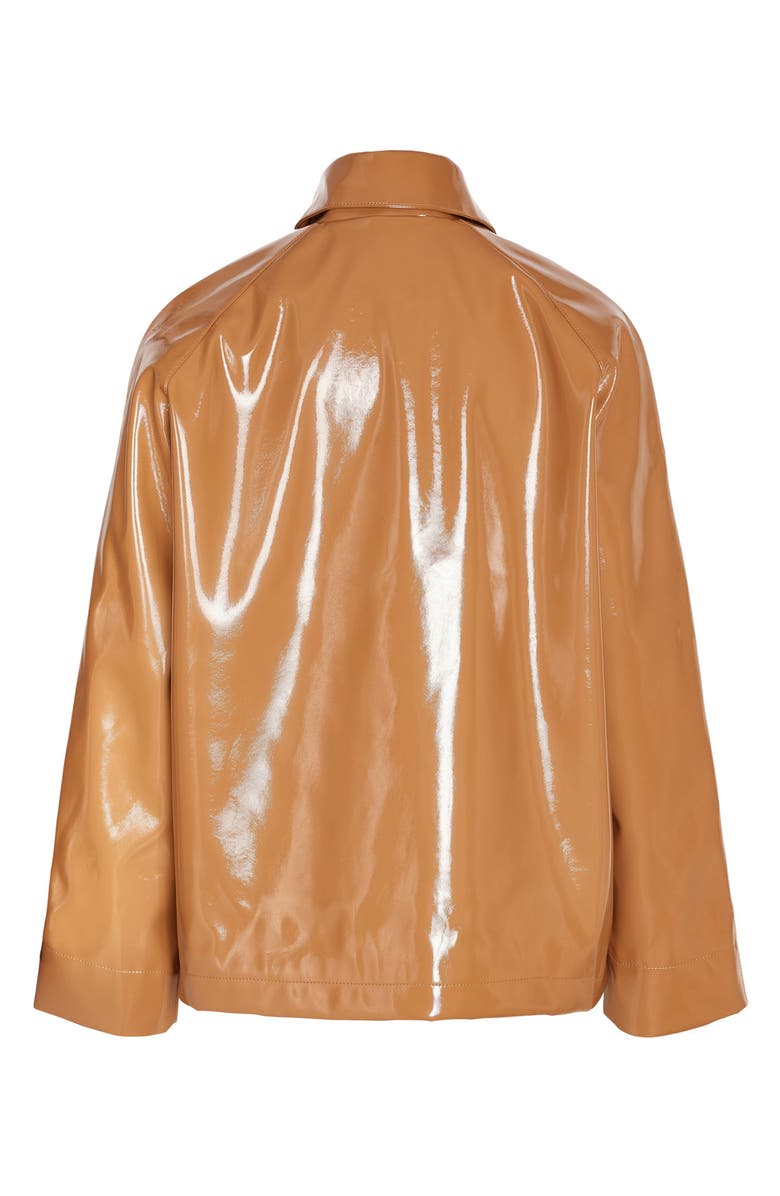 Noisy may Sky Faux Leather Jacket, Alternate, color, 