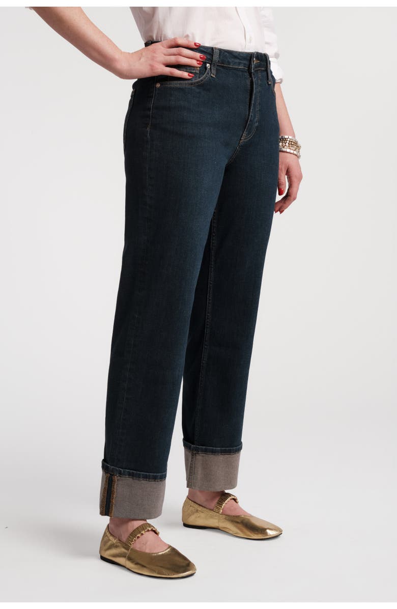 Frances Valentine Smarty Cuffed Jean, Alternate, color, Denim