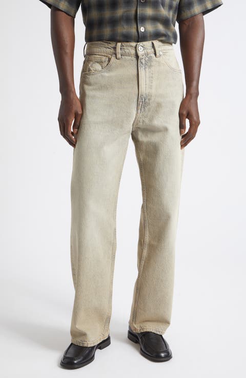 Third Cut Wide Straight Leg Jeans