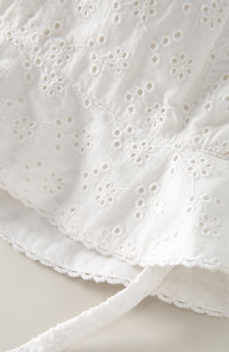 Nordstrom Baby Eyelet Sun Hat, Alternate, color, White