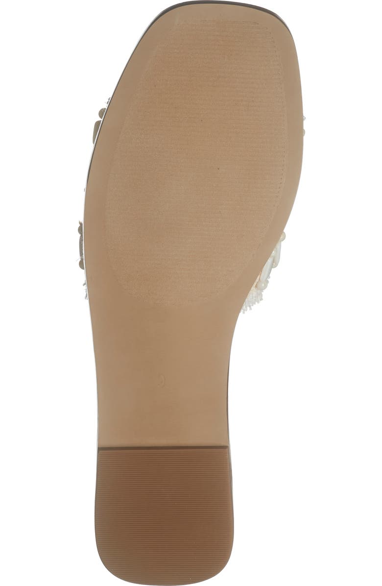 Steve Madden Hadyn Slide Sandal, Alternate, color, Bone Raffia