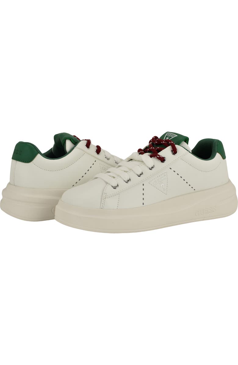 GUESS Eliva Platform Sneaker, Alternate, color, White