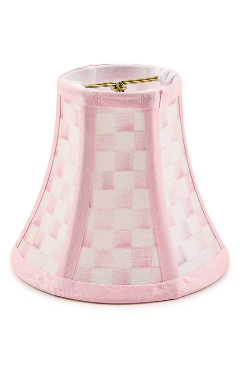 Rosy Check Chandelier Lampshade