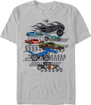 Hot Wheels Men's Hot Wheels Racing Lineup Graphic T-Shirt