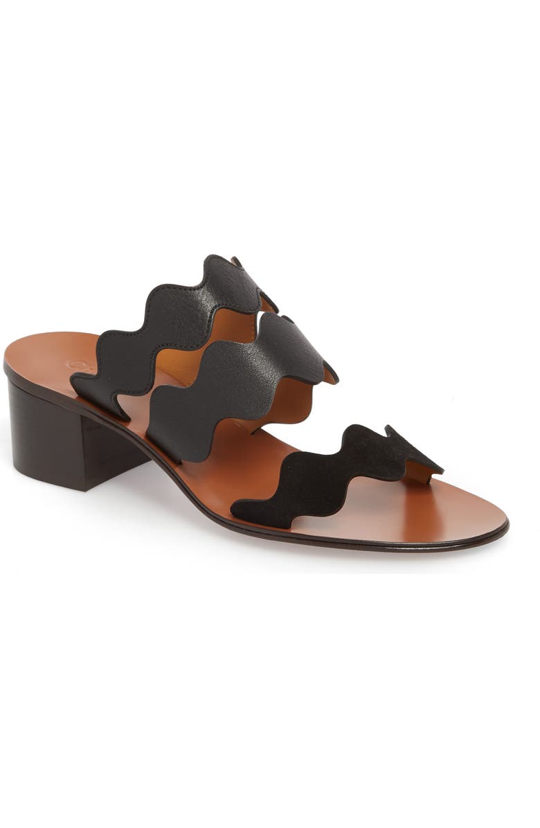 Chloé Lauren Slide Sandal, Main, color,