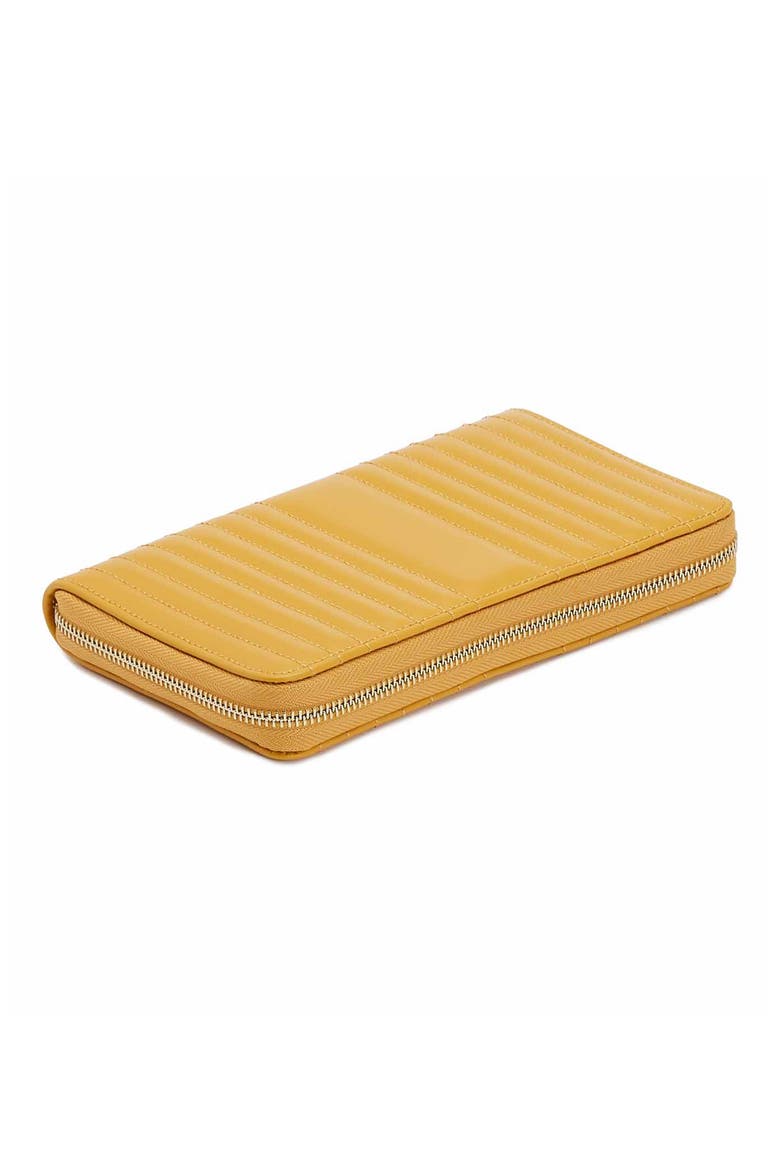 Maria Zip Jewelry Portfolio, Main, color, MUSTARD