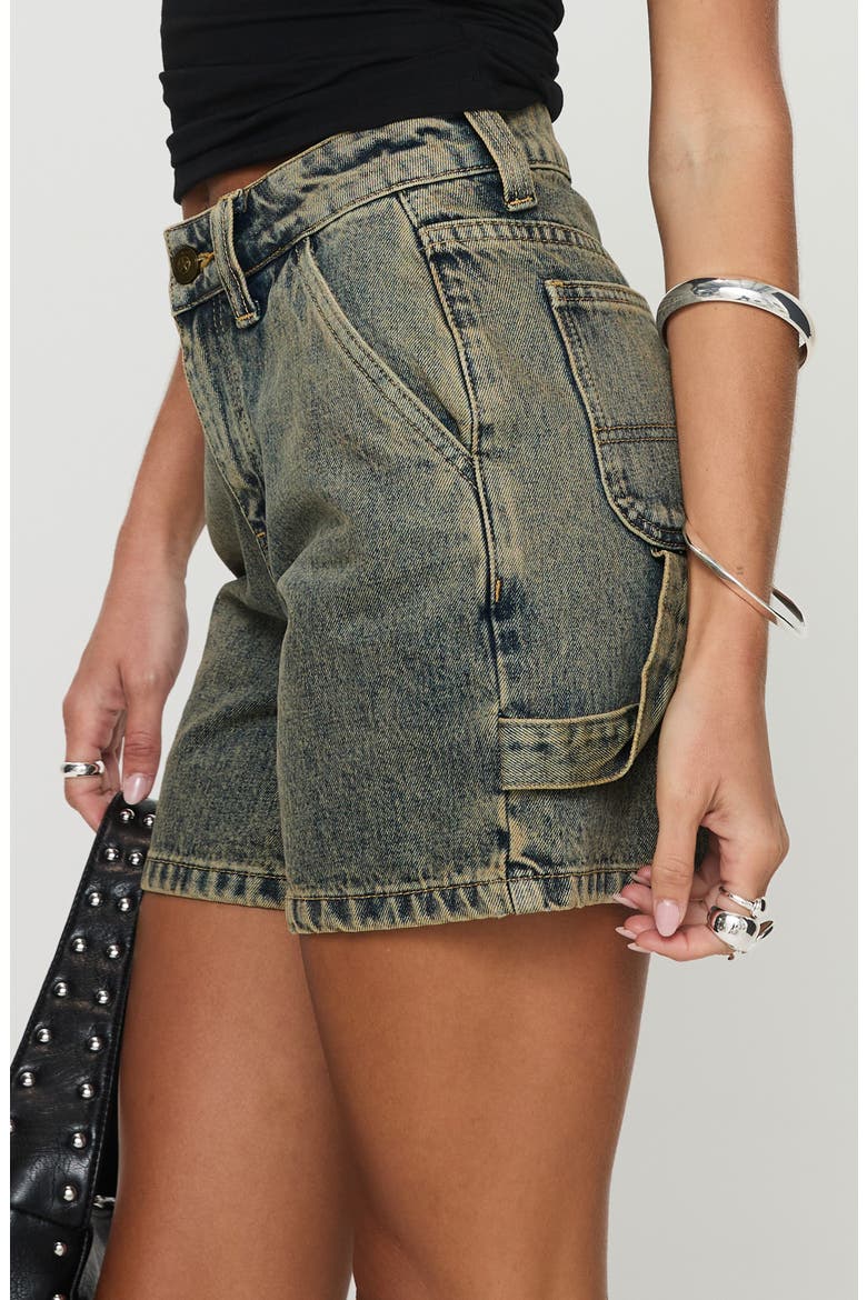 Lou Denim Carpenter Shorts, Alternate, color, BLUE