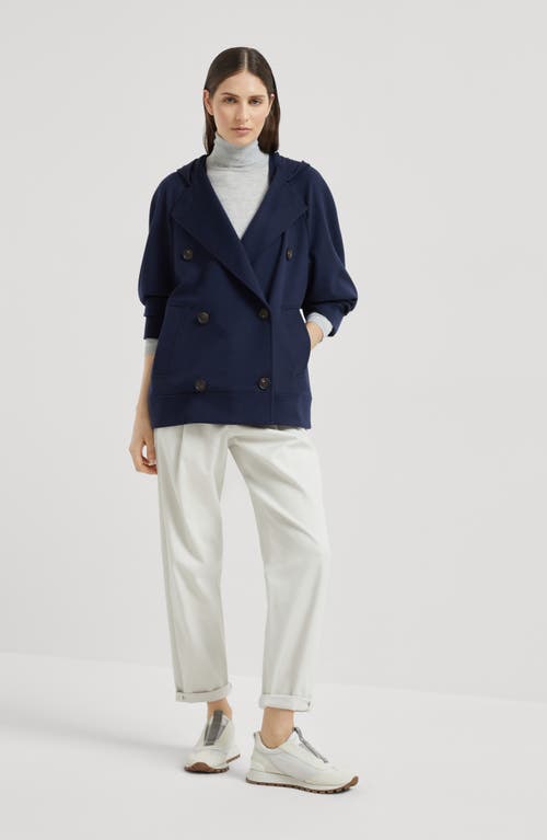 Brunello Cucinelli Baggy Trousers In Snow