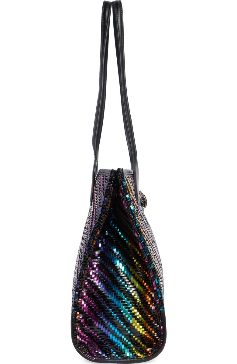 Kurt Geiger London Small Kensington Square Tote Bag, Alternate, color, Black Multi