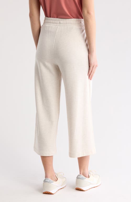Travismathew Studio City Crop Drawstring Pants In Heather Eggnog