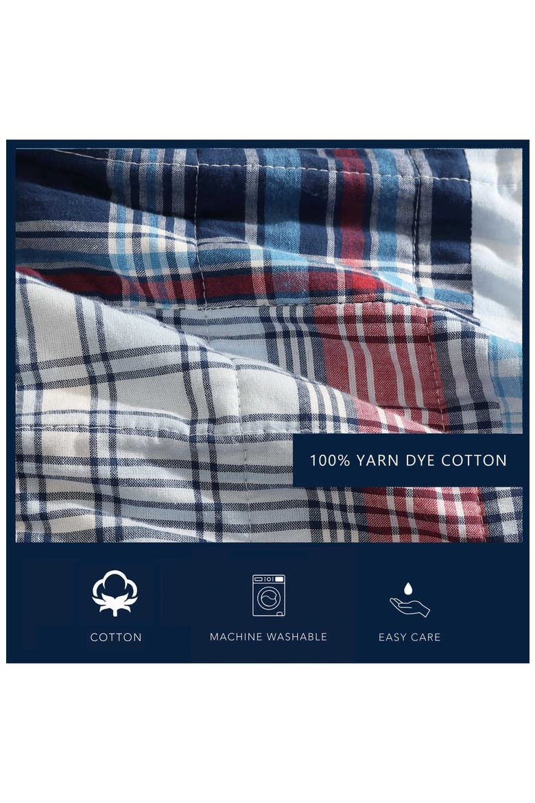Swale Cotton Standard Sham, Alternate, color, NAVY