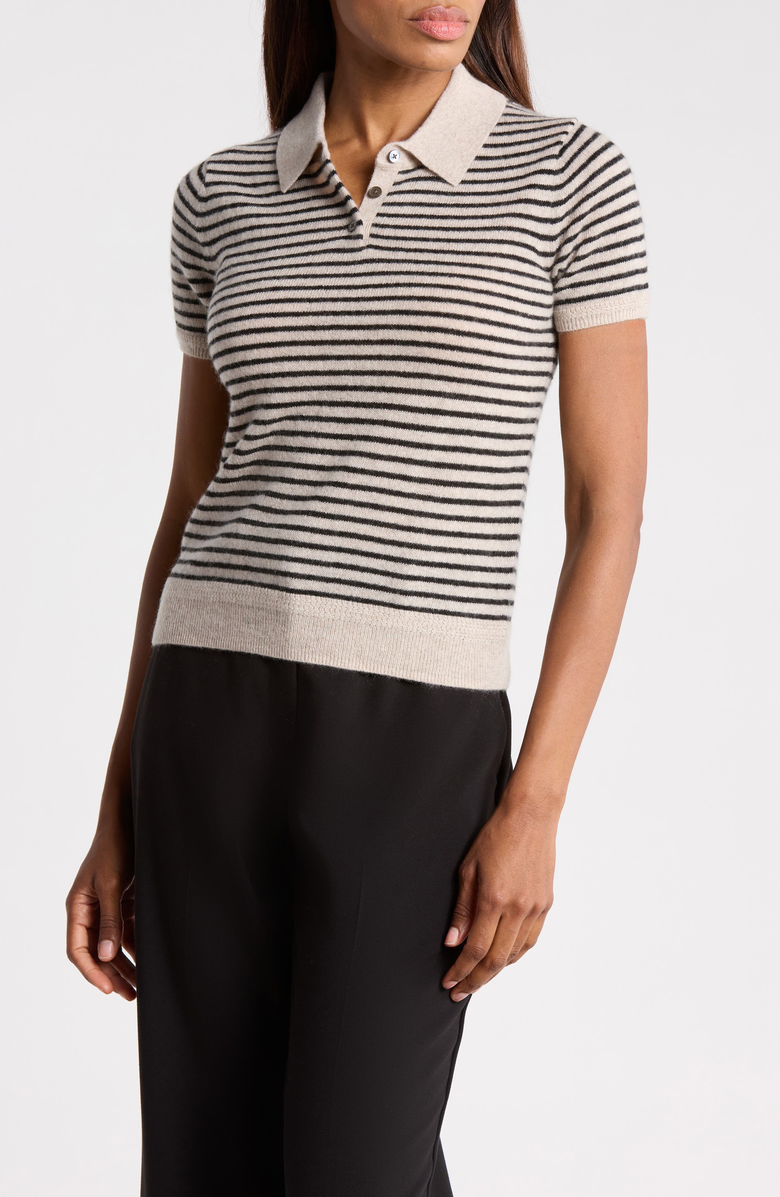 selected SAND HEATHER/ BLACK