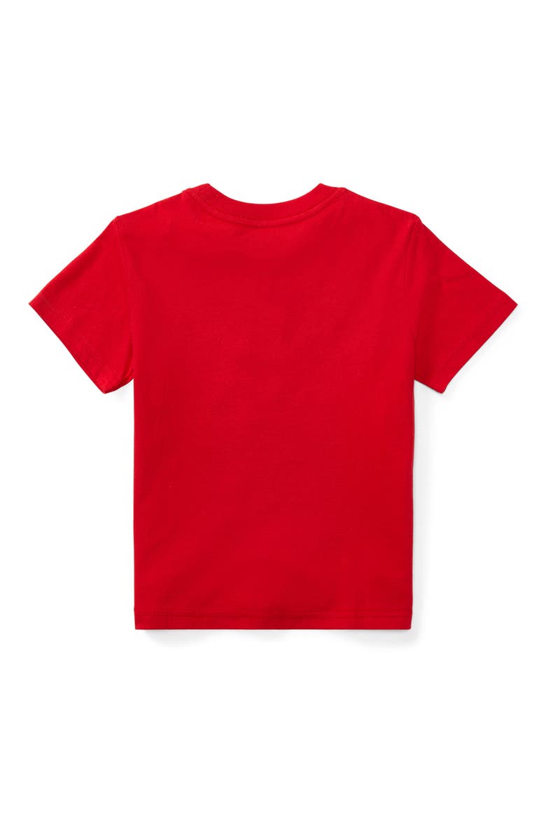 Kids' Cotton Jersey Crewneck T-Shirt, Alternate, color, RED