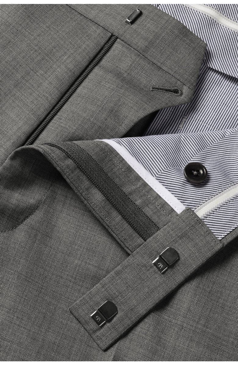 Charles Tyrwhitt Ultimate Performance Sharkskin Suit Trousers, Alternate, color, Grey
