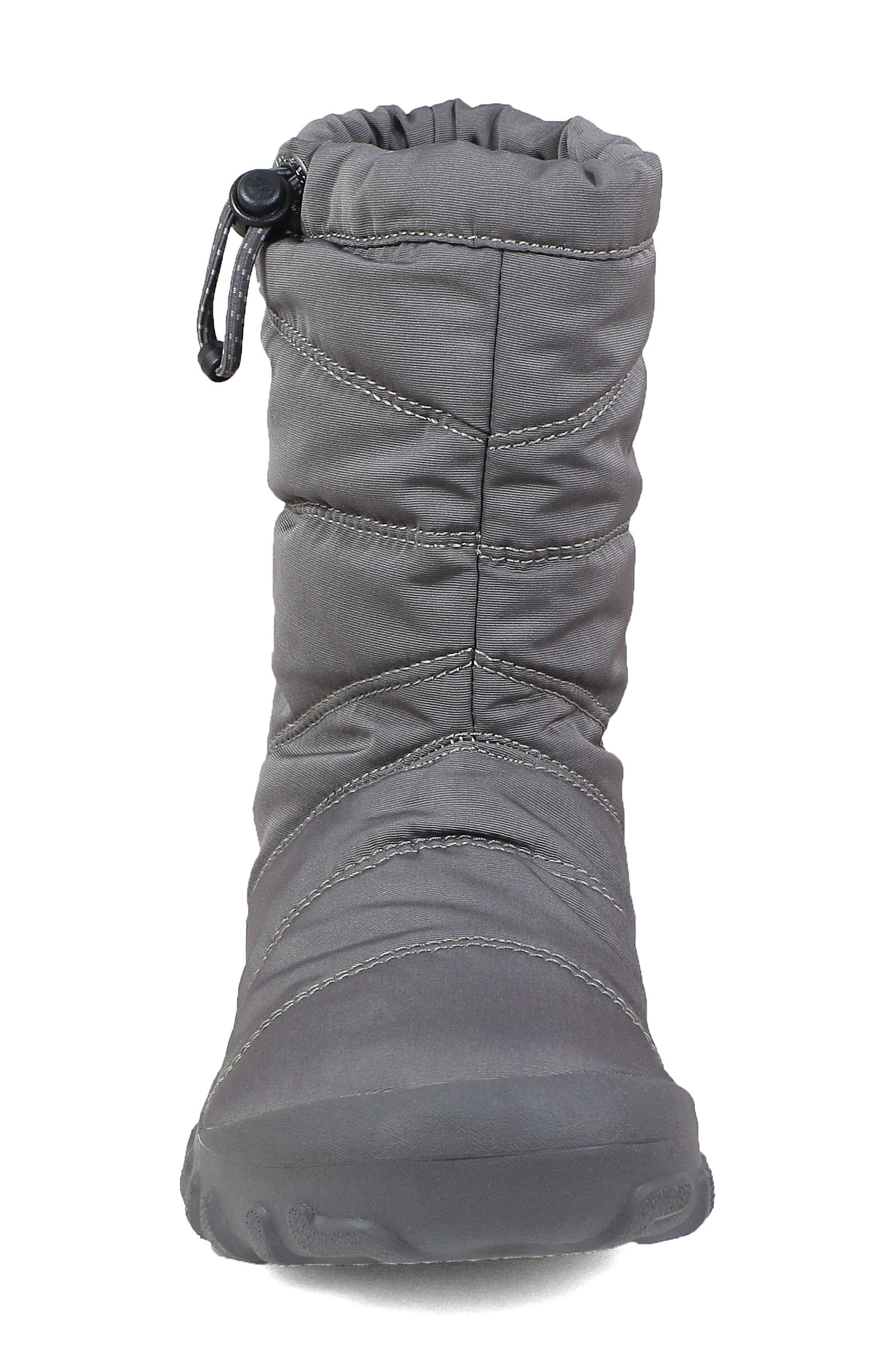 Puffy Insulated Waterproof Boot, Alternate, color, DARK GREY