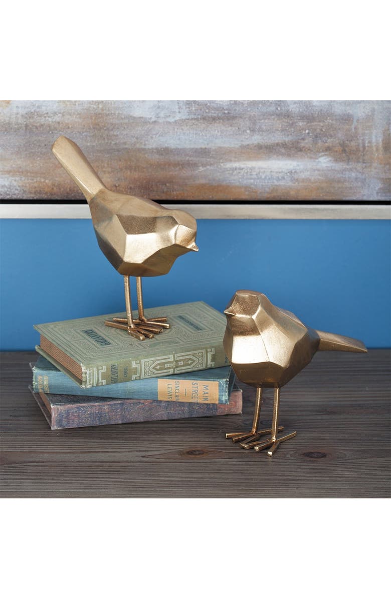 COSMO BY COSMOPOLITAN Goldtone Polystone Bird Sculpture, Alternate, color, Gold