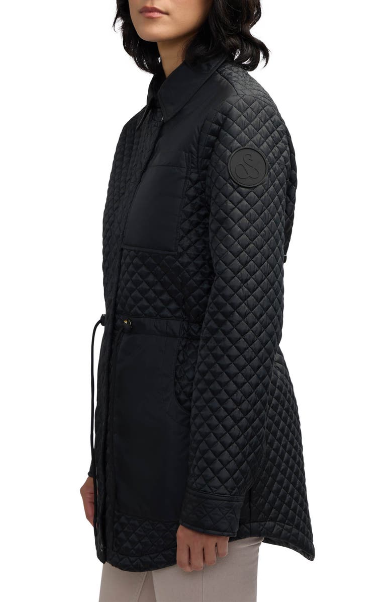 Scotch & Soda Thyrni Water Repellent Shacket, Alternate, color, Black