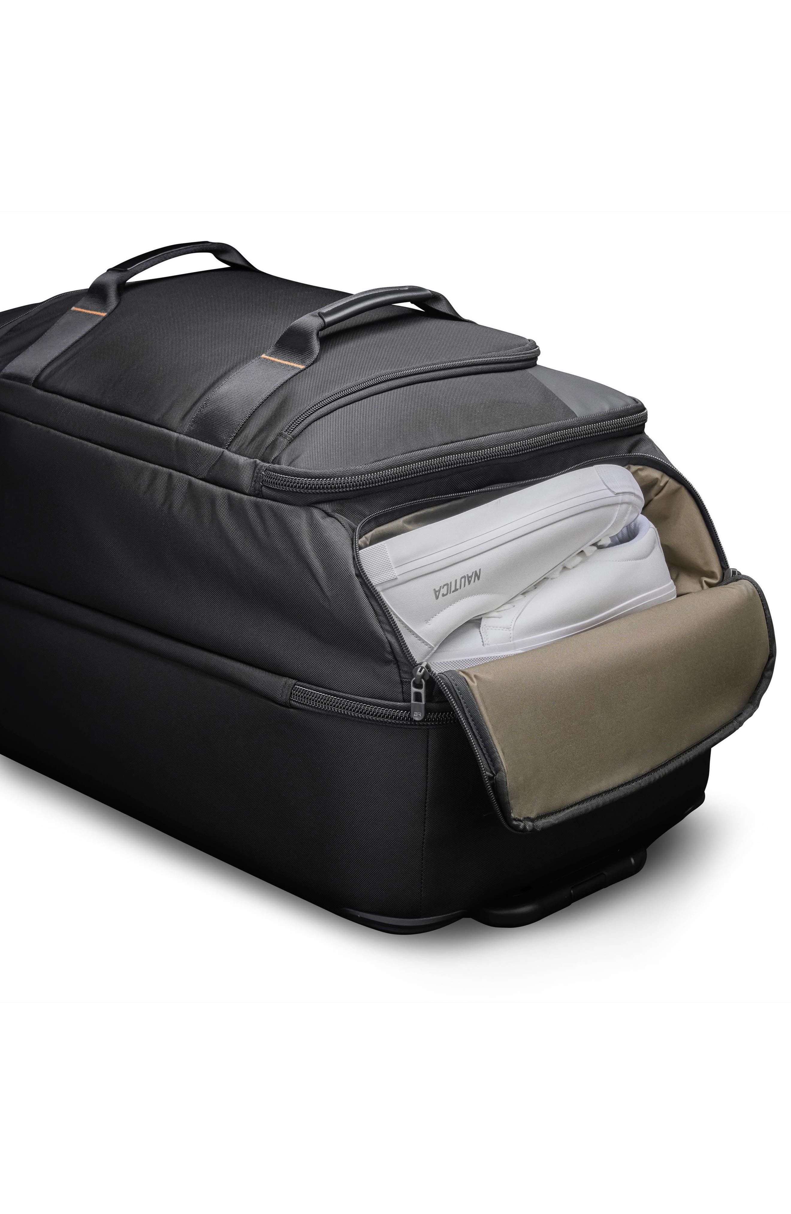 Briggs & Riley ZDX 27-Inch Carry-On Upright Duffle Bag, Alternate, color, Black