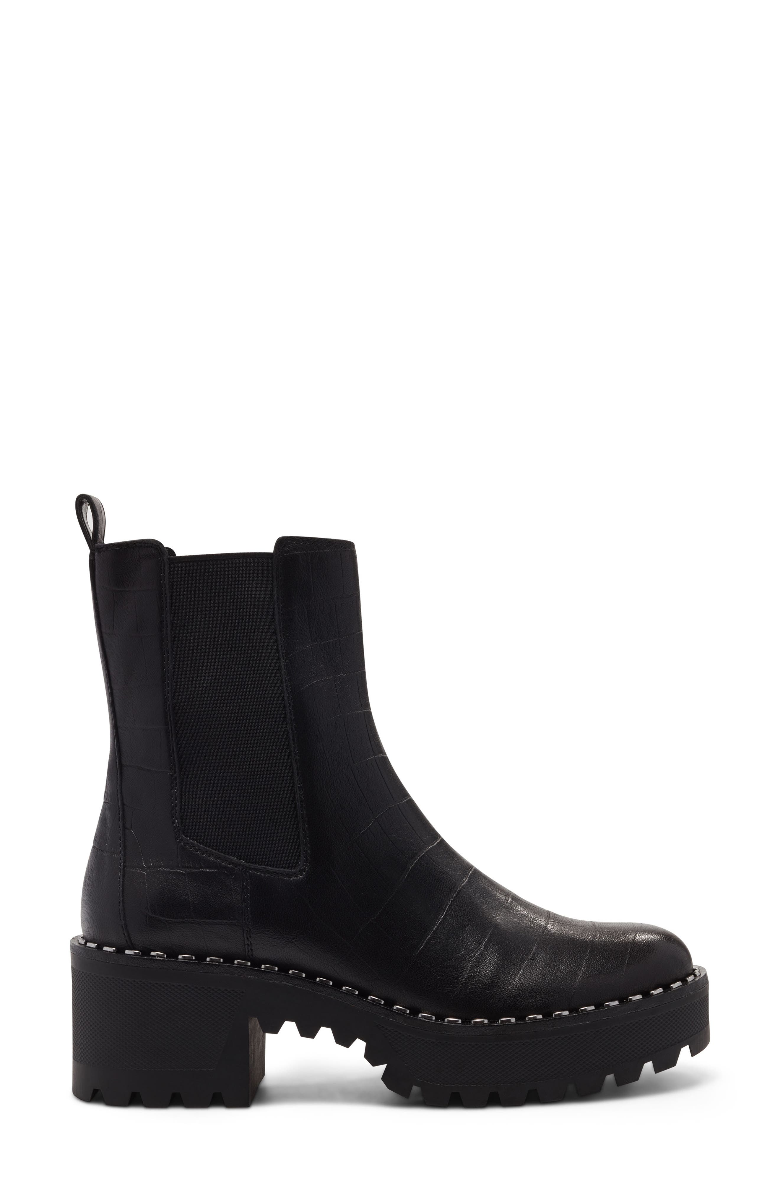 Madisha Chelsea Boot, Alternate, color, BLACK