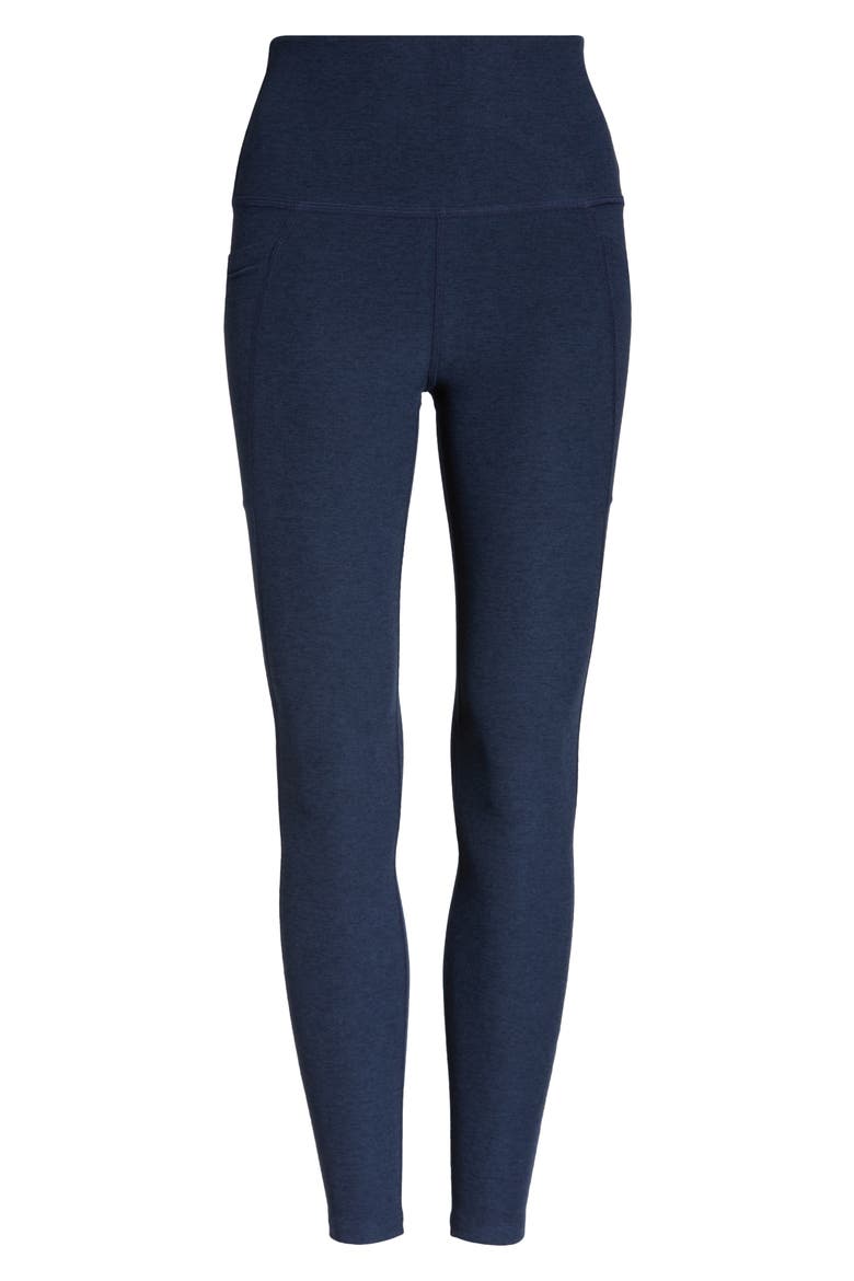 Everyday Space Dye High Waist Pocket Leggings, Alternate, color, NOCTURNAL NAVY