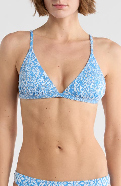 Tile Tranquility Triangle Bikini Top