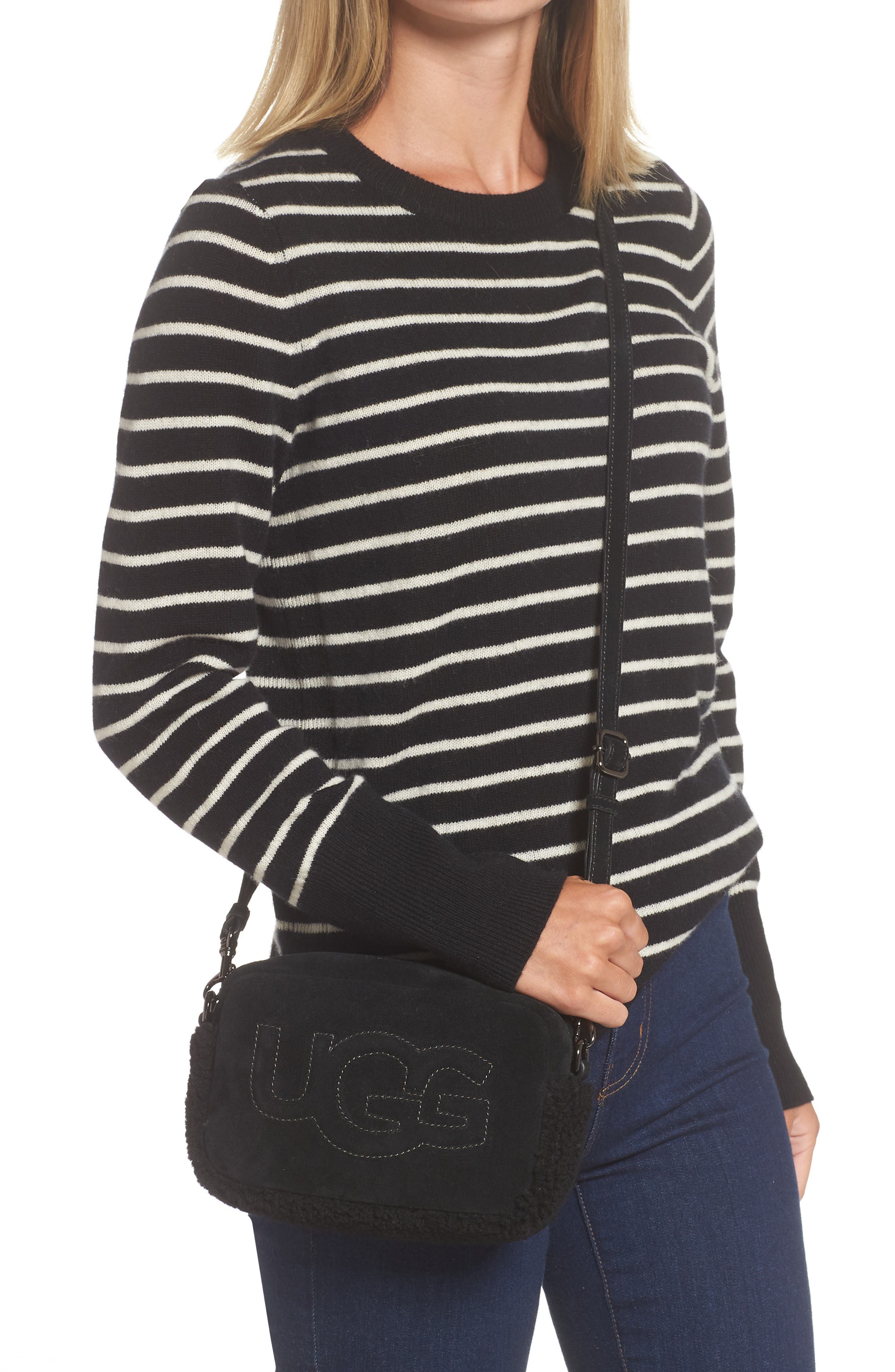 UGG<sup>®</sup> Janey II Suede Crossbody Bag, Alternate, color, 