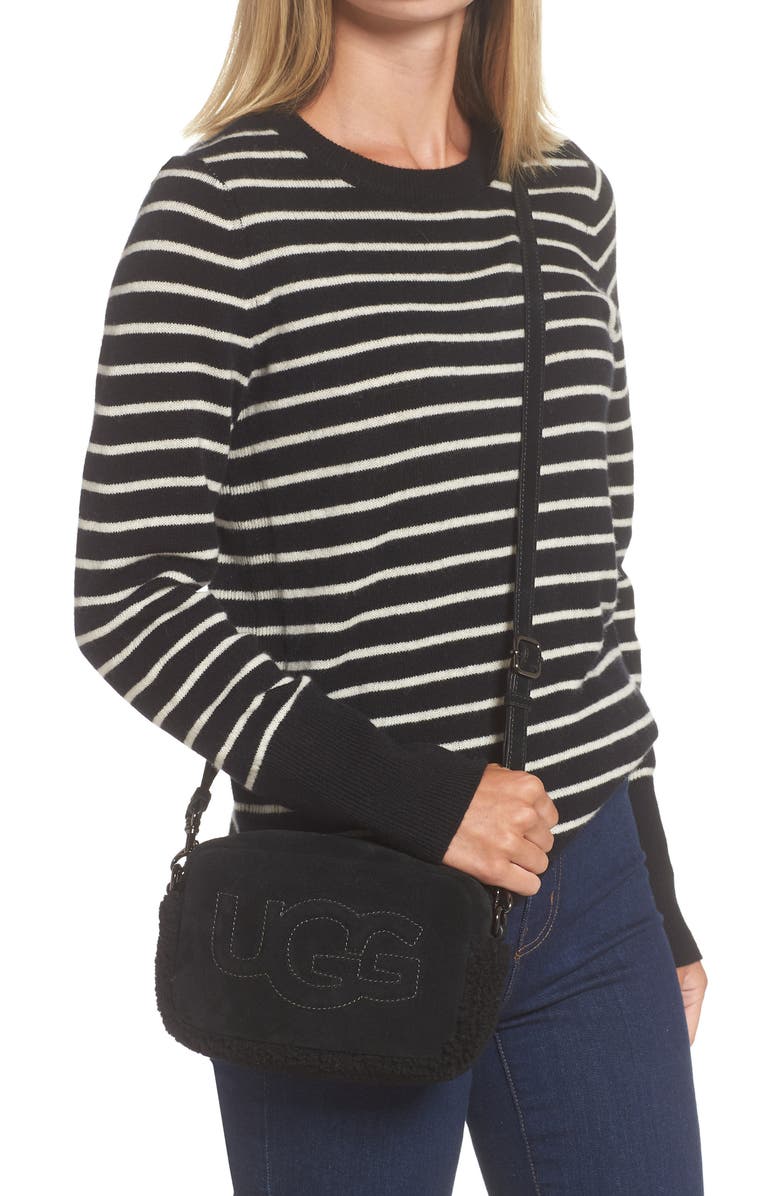 UGG<sup>®</sup> Janey II Suede Crossbody Bag, Alternate, color,