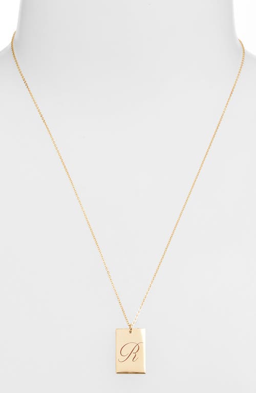 Set & Stones Stella Initial Pendant Necklace