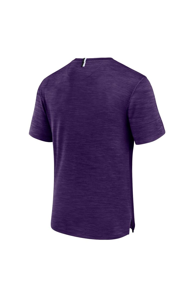 FANATICS Men's Fanatics Branded Purple Baltimore Ravens Defender Evo T-Shirt, Alternate, color, Purple