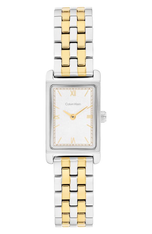 Calvin Klein CK Light Bracelet Watch, 16mm in White at Nordstrom