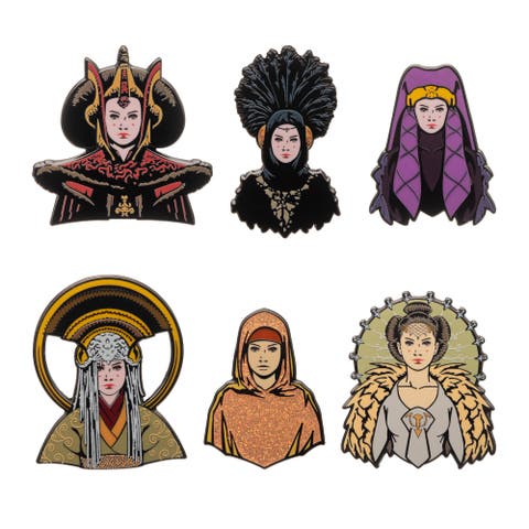 Star Wars The Phantom Menace Queen Amidala 6 Pin Set