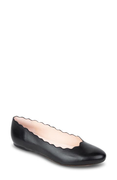 Palm Beach Scalloped Ballet Flat (Women)