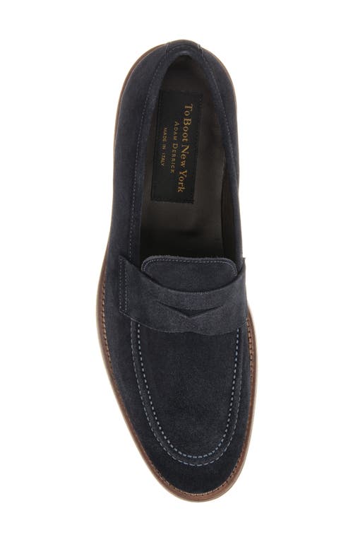 TO BOOT NEW YORK TO BOOT NEW YORK BRADY SUEDE PENNY LOAFER