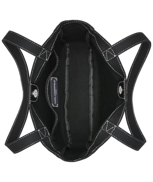 Karl Lagerfeld Paris Cannes Tote In Black Combo 2