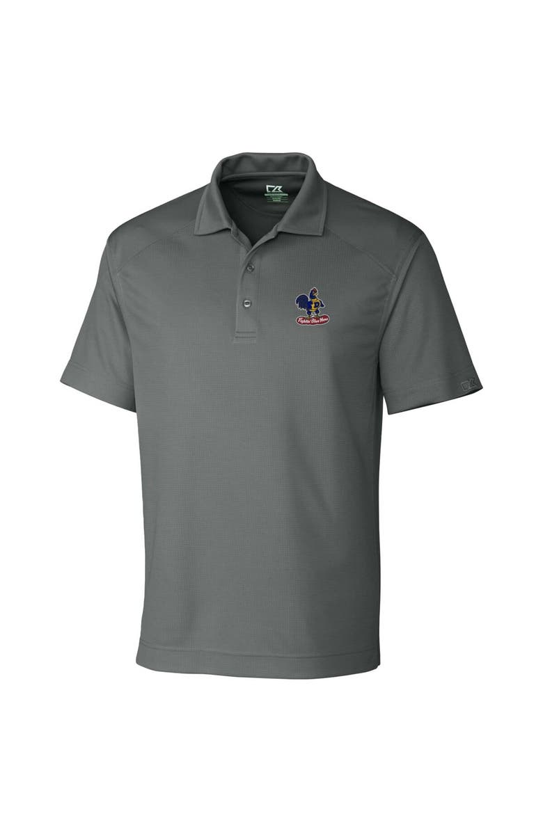 Cutter & Buck Men's Cutter & Buck Steel Delaware Fightin' Blue Hens DryTec Genre Textured Solid Polo, Alternate, color, 