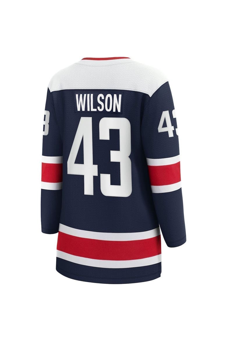 Women's Fanatics Branded Tom Wilson Navy Washington Capitals Alternate Premier Breakaway Player Jersey, Alternate, color, Navy