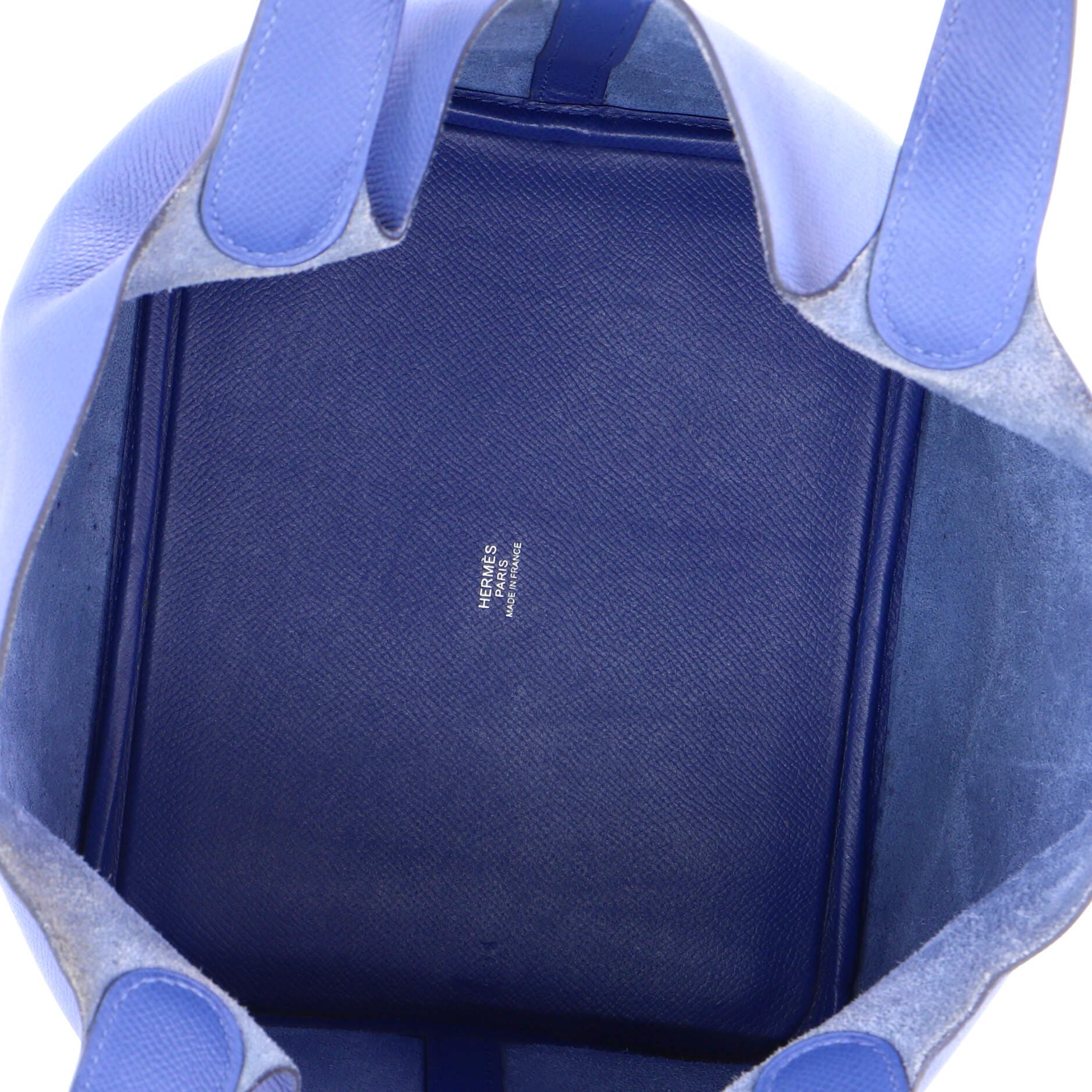 Picotin Lock Bag Tressage Epsom MM, Alternate, color, Blue