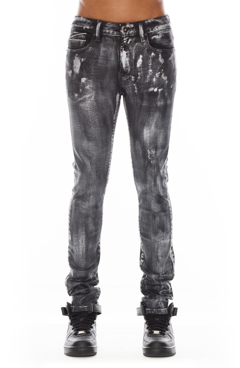 Cult of Individuality Punk Distressed Super Skinny Jeans, Main, color, Phantom