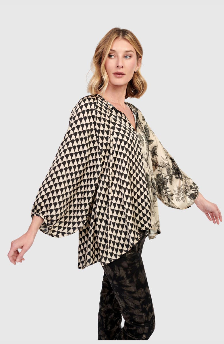 Alembika Fleur Poet Blouse, Alternate, color, Mix