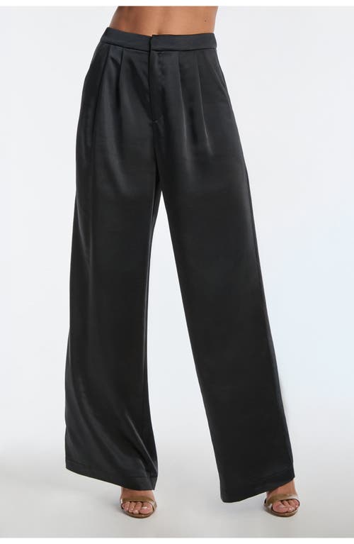 Shop Noli Yoga The Noli Shop Valentina Satin Pant In Black