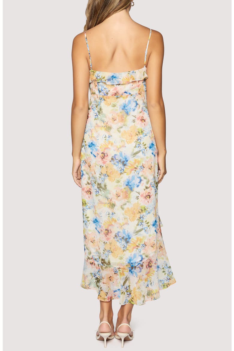 Garden Afterglow High-Low Dress, Alternate, color, MULTI-FLORAL