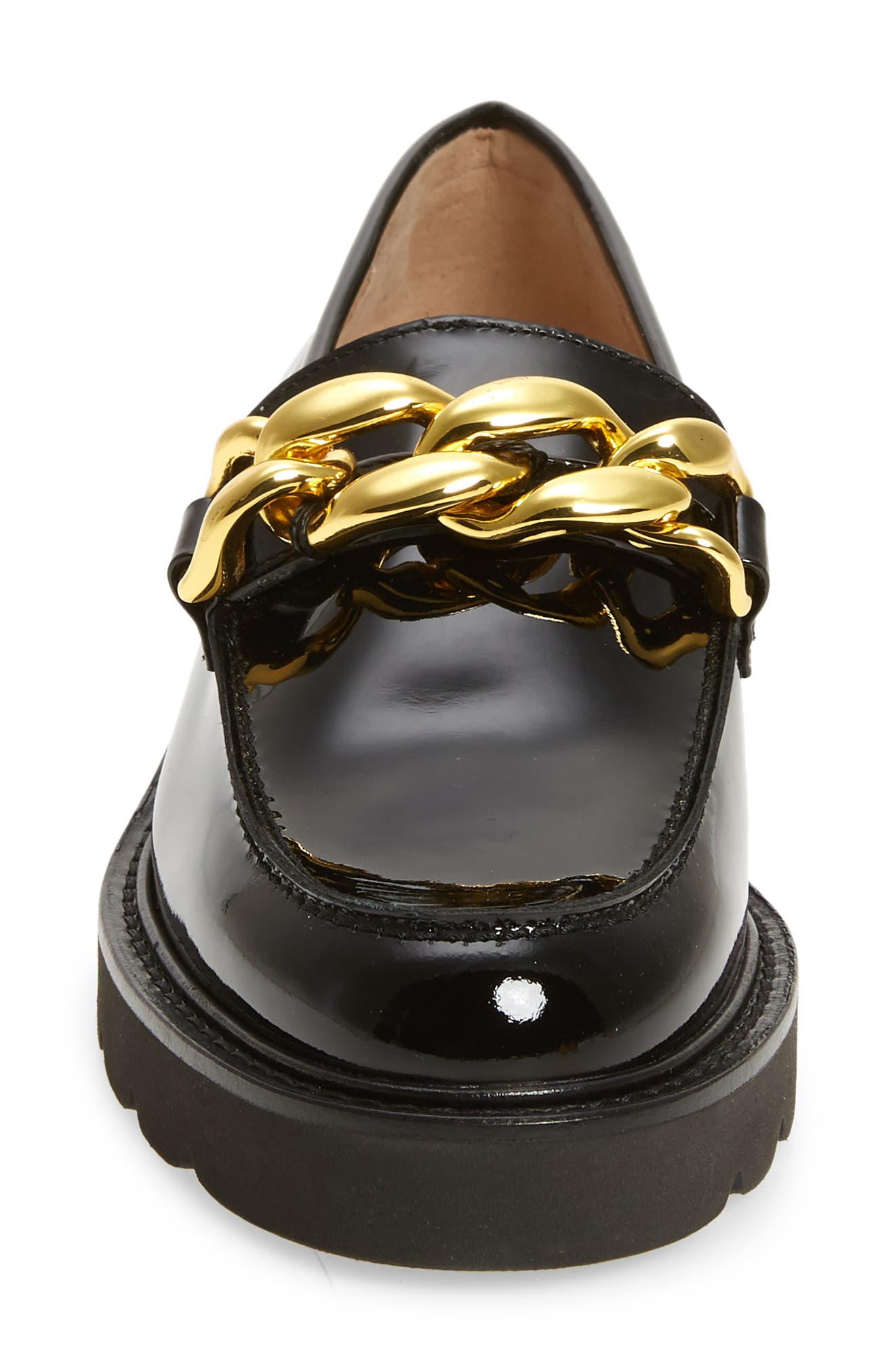 Stuart Weitzman Mott Lift Chain Platform Loafer, Alternate, color, 