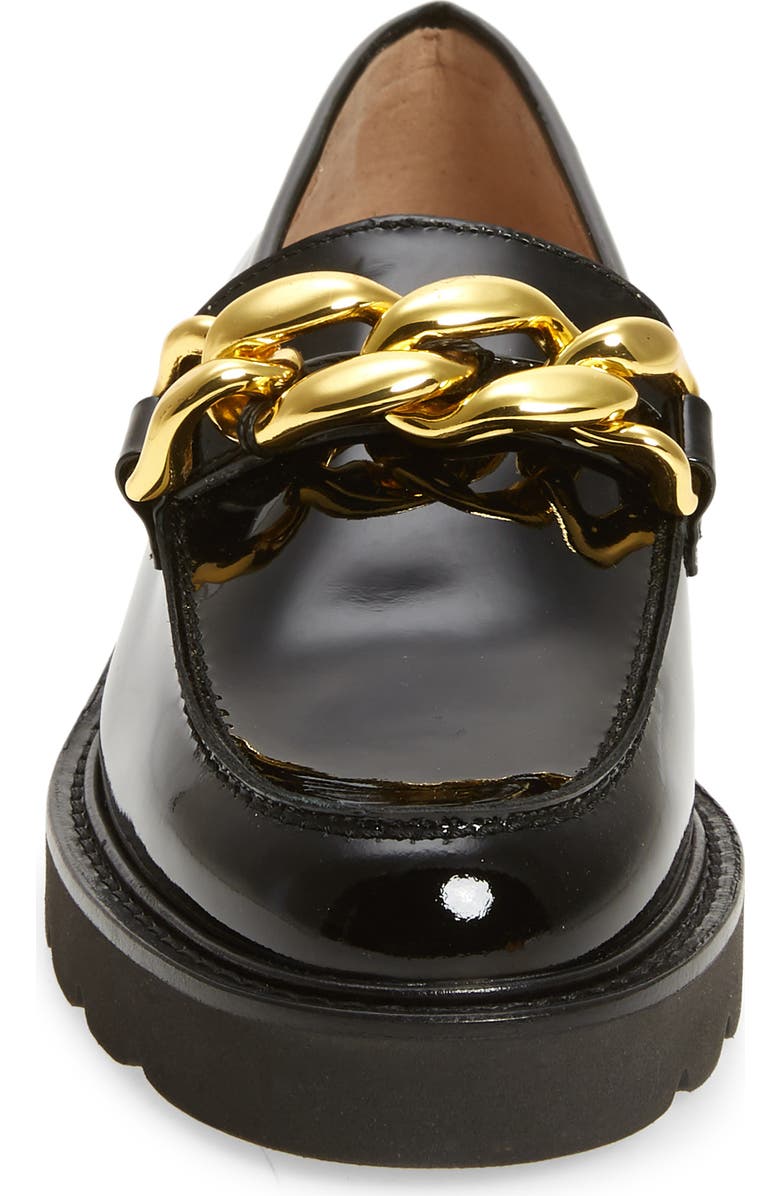 Stuart Weitzman Mott Lift Chain Platform Loafer, Alternate, color,
