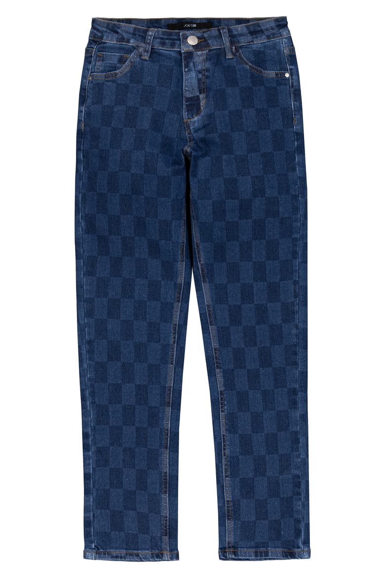 Kids' Rebel Straight Leg Jeans, Alternate, color, CHECK