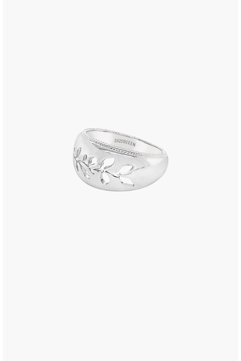 Olive Branch Ring, Alternate, color, Sterling Silver