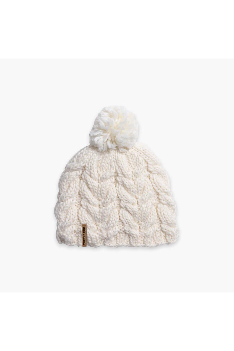 Millie Wool Pom Beanie, Main, color, Ivory