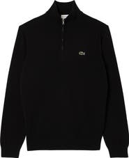 Lacoste Regular Fit Quarter Zip Sweater