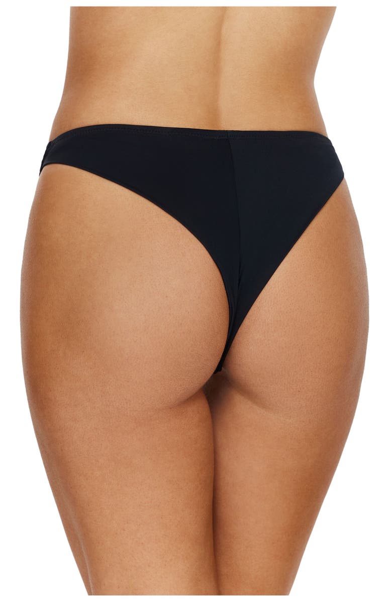 Flirtt Gottex Midnight Bikini Bottom, Alternate, color, Black