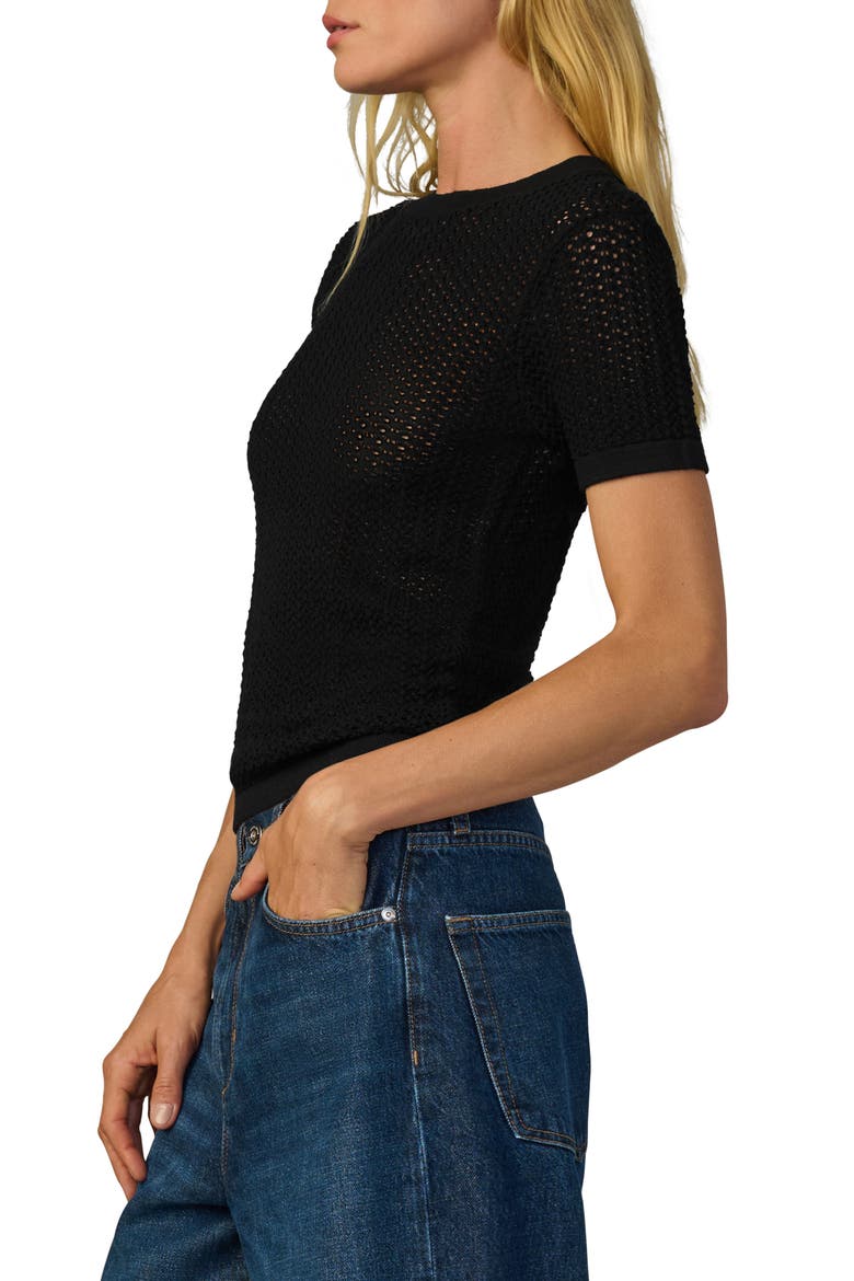 Baby Open Stitch T-Shirt, Alternate, color, BLACK