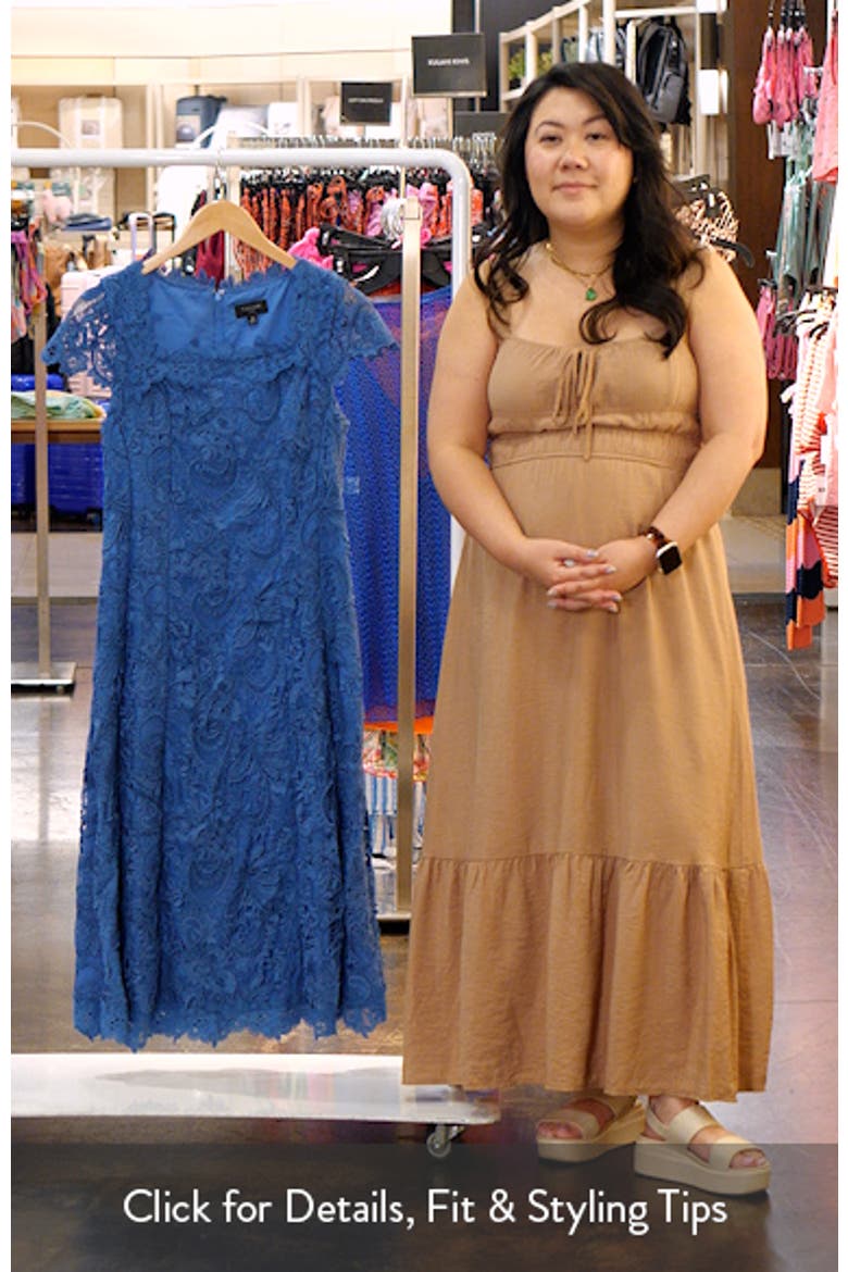 Corded Lace Cocktail Midi Dress video